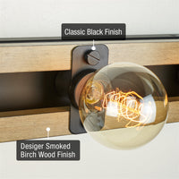 Hogan 36" 5-Light Farmhouse Vanity / Bathroom Light Bar