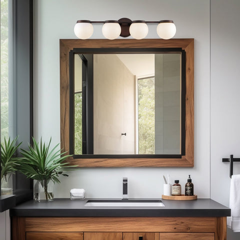 Atticus 26" Modern 4-Light LED Bathroom Vanity Light