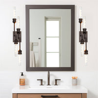 Quattro 19" Modern Industrial 4-Light Linear Vanity Light
