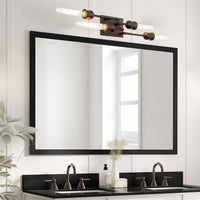Quattro 19" Modern Industrial 4-Light Linear Vanity Light