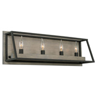 Rutledge 24" Rectangle 4-Light Farmhouse Vanity / Bathroom Light