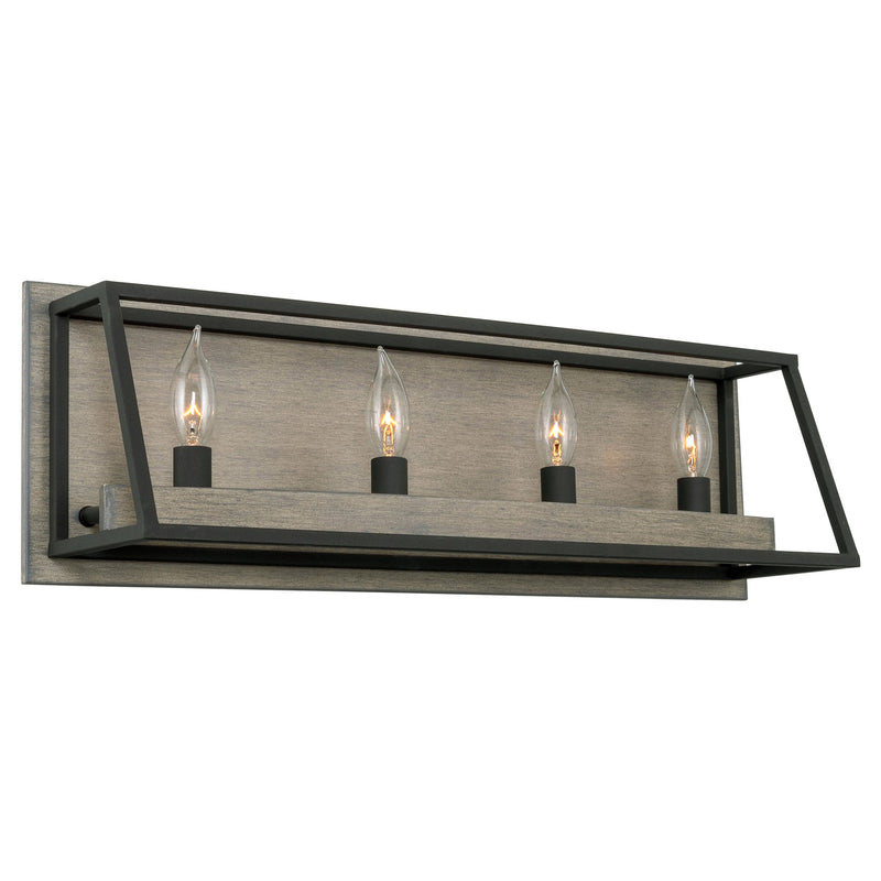 Rutledge 24" Rectangle 4-Light Farmhouse Vanity / Bathroom Light