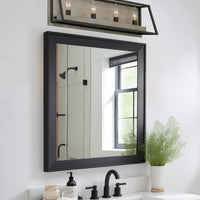 Rutledge 24" Rectangle 4-Light Farmhouse Vanity / Bathroom Light