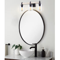 Theo 25" 3-Light Modern Farmhouse Vanity / Bathroom Light