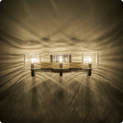 Clara 22" 3-Light Modern Farmhouse Vanity / Bathroom Light