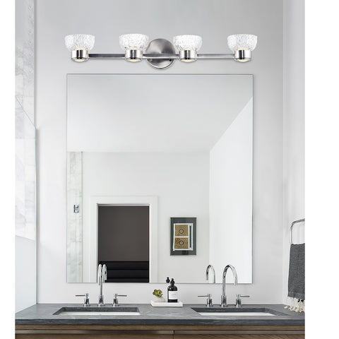 Imogen 31" 4-Light Modern LED Bathroom Vanity Light