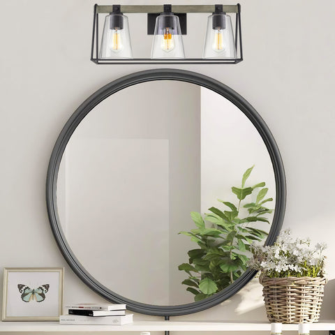 Layton 23" 3-Light Farmhouse Vanity / Bathroom Light