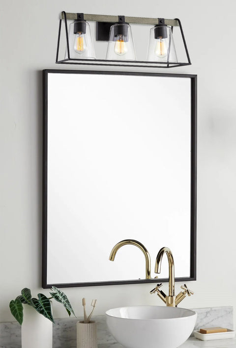 Layton 23" 3-Light Farmhouse Vanity / Bathroom Light