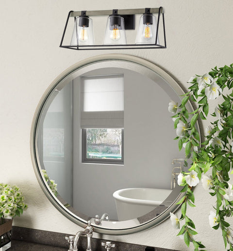 Layton 23" 3-Light Farmhouse Vanity / Bathroom Light