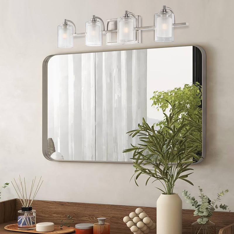 Blaise 29" 4-Light Modern 4W LED Bathroom Vanity Light