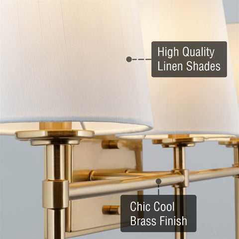 Torche 23" Modern 3-Light Bathroom / Vanity Light