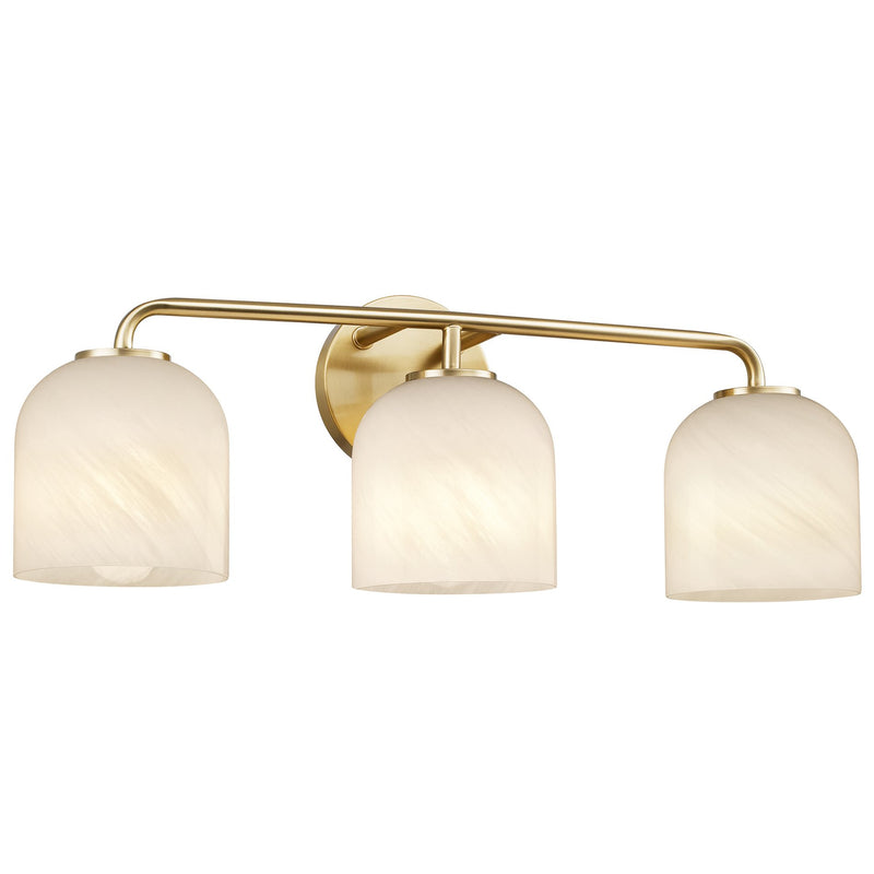 Kira Home Leia 24" Modern 3-Light Bathroom Vanity Light
