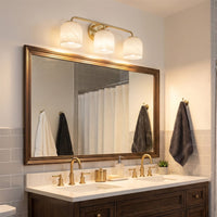 Kira Home Leia 24" Modern 3-Light Bathroom Vanity Light