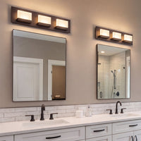 Everett 24" Modern 3-Light 30W Integrated LED (180W eq.) Bathroom / Vanity Light