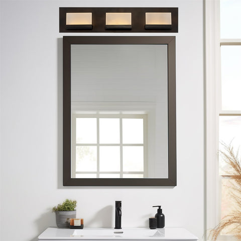 Everett 24" Modern 3-Light 30W Integrated LED (180W eq.) Bathroom / Vanity Light