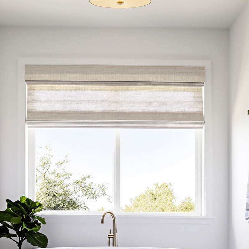 Kira Home Walker 15" Mid-Century Modern 3-Light Flush Mount Ceiling Light, White Fabric Shade + Round Glass Diffuser, Cool Brass Finish