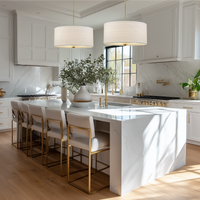 Video: Pearl 18" Modern 3-Light Large Drum Pendant Chandelier