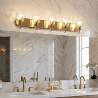 Video: Armada 37" Modern 5-Light Over Mirror Vanity / Bathroom Light