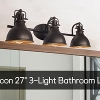 Video: Beacon 27" 3-Light Traditional Vanity/Bathroom Light