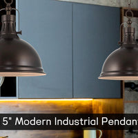 Video: Belle 14" Modern Industrial Pendant Light