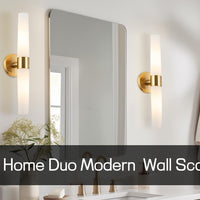 Video: Duo 14" Modern Bathroom / Vanity Wall Sconce