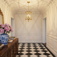 Video: Eleanor 27" 3-Light Modern Foyer Light Pendant Chandelier