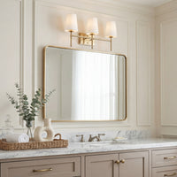 Video: Torche 23" Modern 3-Light Bathroom / Vanity Light