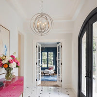 Video: Orbits 21" 4-Light Modern Sphere/Orb Chandelier