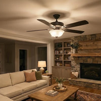 Video: 12" Ceiling Fan Globe Replacement by Kira Home, Marble Swirl Glass Bowl Upgrade, Glass Shade Compatible w/ Hunter - Hampton Bay - Harbor Breeze Fans & More, 12" (D) x 4.5" (H)