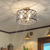 Video: Sutton 16" 3-Light Modern Semi-Flush Mount Ceiling Light