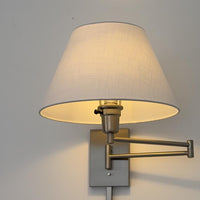 Video: Cambridge 15" Swing Arm Wall Lamp - Plug In/Wall Mount, 2-Pack