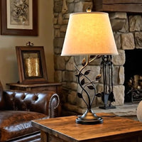 Video: Ambrose 31" Traditional 7W Rustic Table Lamp