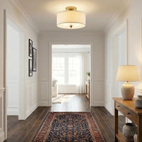 Video: Newport 14" 2-Light Modern Semi-Flush Mount Ceiling Light