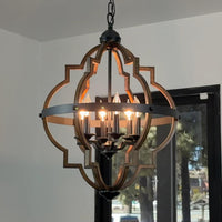 Video: Capistrano 28" 6-Light Rustic Farmhouse Chandelier
