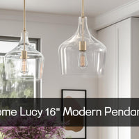 Video: Lucy 16" Modern Pendant Light