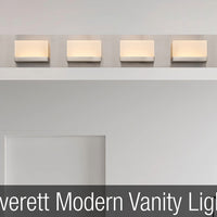 Video: Everett 48" Modern 6-Light 60W Integrated LED (360W eq.) Bathroom / Vanity Light